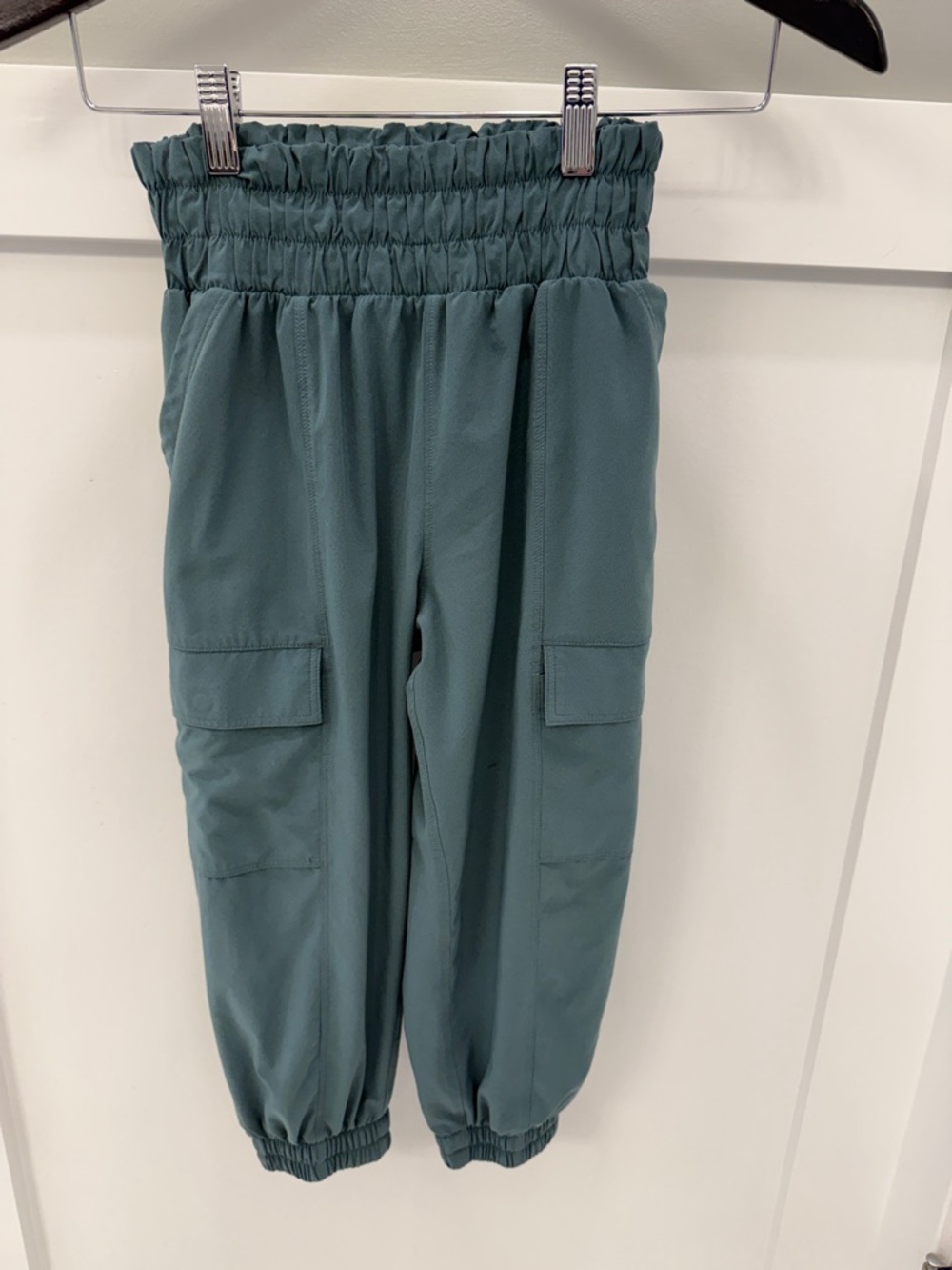Athleta Girl High-Waist Cargo Joggers - green